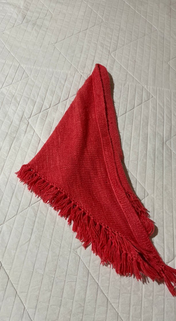 Pembe Dantel Örgü Bohem Saç Bandı - Görsel 5