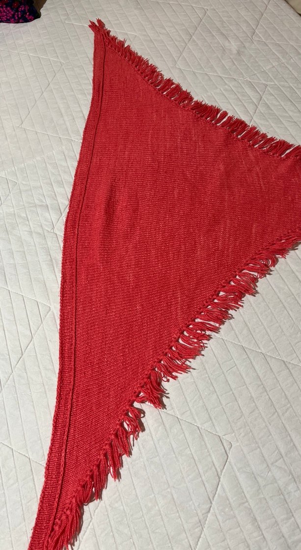 Pembe Dantel Örgü Bohem Saç Bandı - Görsel 3