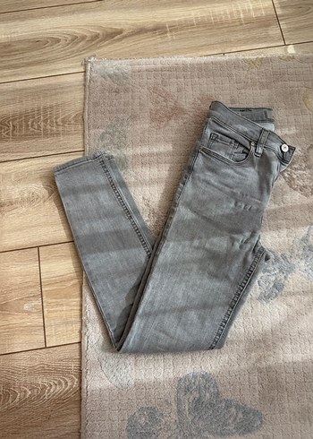 LTB Gri Yikamali Dar Kesim Jean