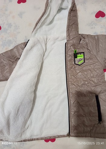 Diğer Kapüşonlu, Fermuarlı Erkek Çocuk Montu