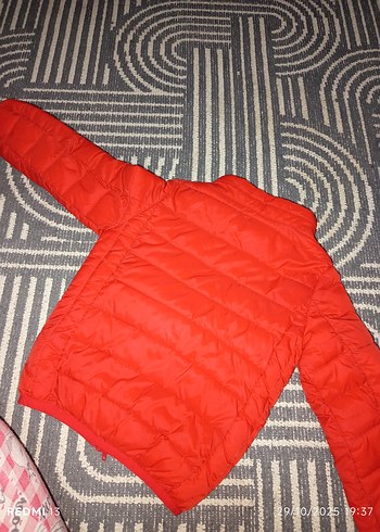 Kırmızı Fermuarlı Erkek Çocuk Mont - Görsel 3