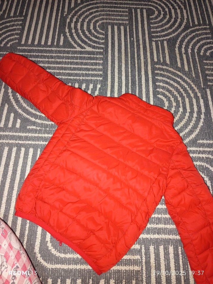 Kırmızı Fermuarlı Erkek Çocuk Mont - Görsel 3