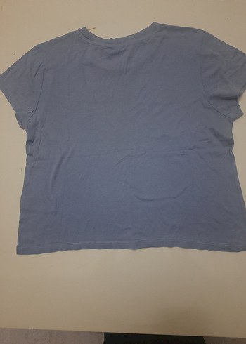 Gri Baskılı Kısa Kollu  Tişörtü - Görsel 2