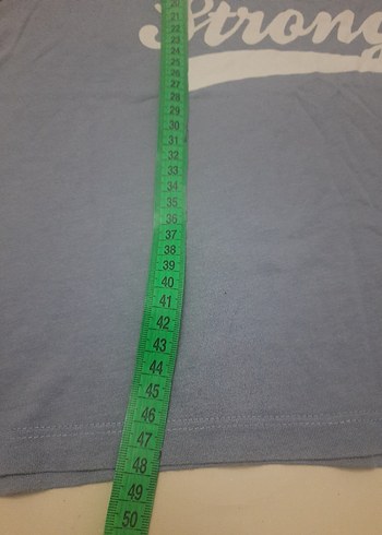 Gri Baskılı Kısa Kollu  Tişörtü - Görsel 4