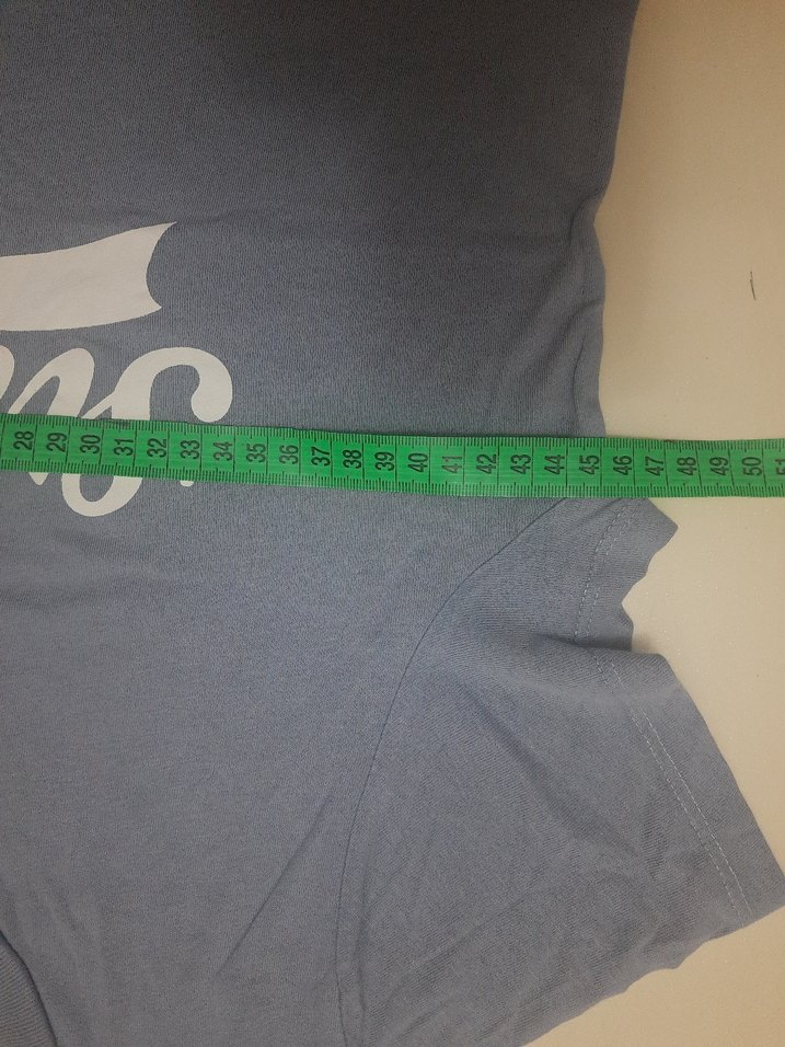 Gri Baskılı Kısa Kollu  Tişörtü - Görsel 5