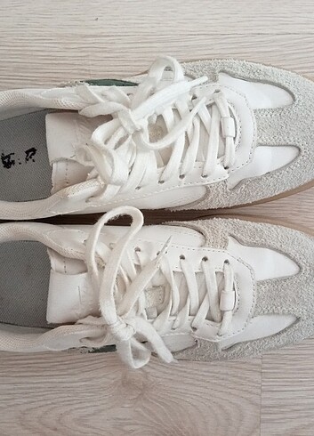 35 Beden beyaz Renk Pull&bear süet retro spor ayakkabı