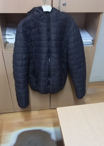Kadın Siyah Fermuarlı Günlük Ceket