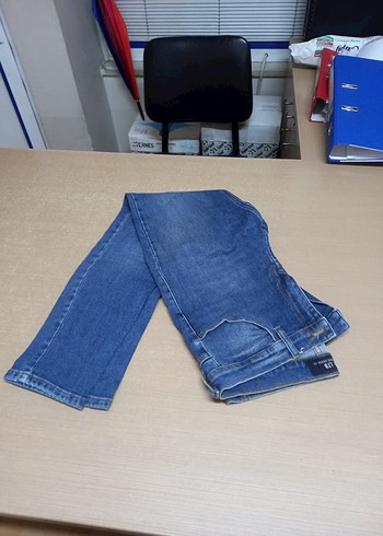 Kadın Mavi Denim Midi Boy Kot Pantolon