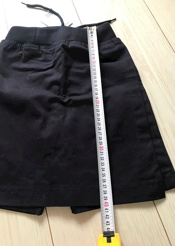 lacivert kız Çocuk Lastikli Şort etek - Görsel 6