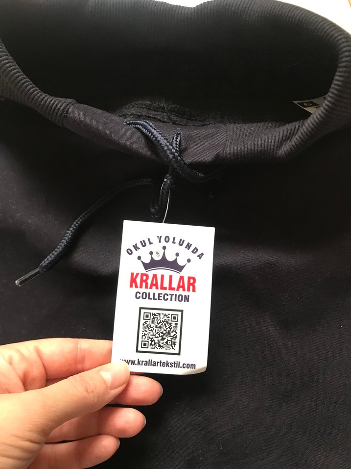 lacivert kız Çocuk Lastikli Şort etek - Görsel 3