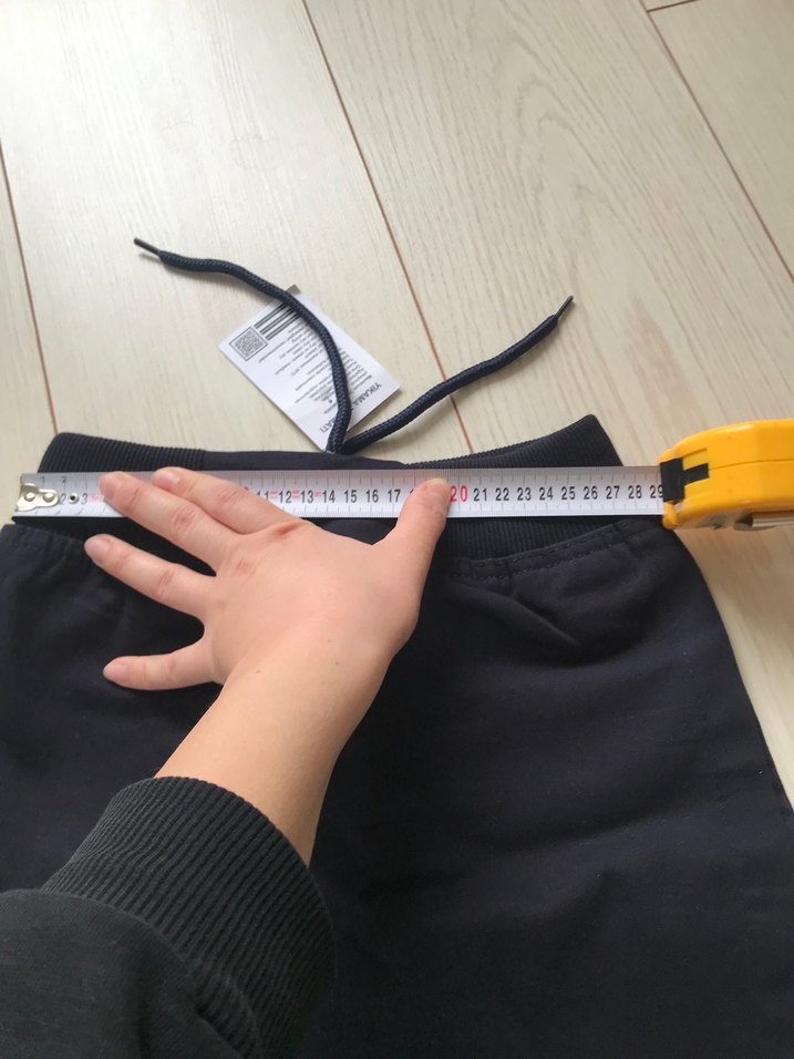 lacivert kız Çocuk Lastikli Şort etek - Görsel 5