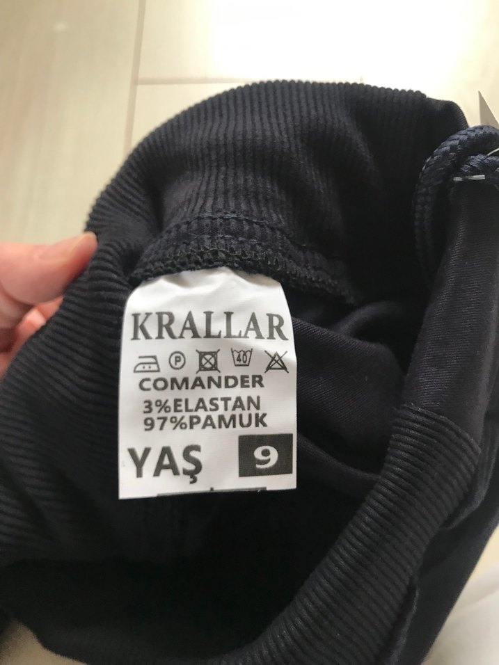 lacivert kız Çocuk Lastikli Şort etek - Görsel 4