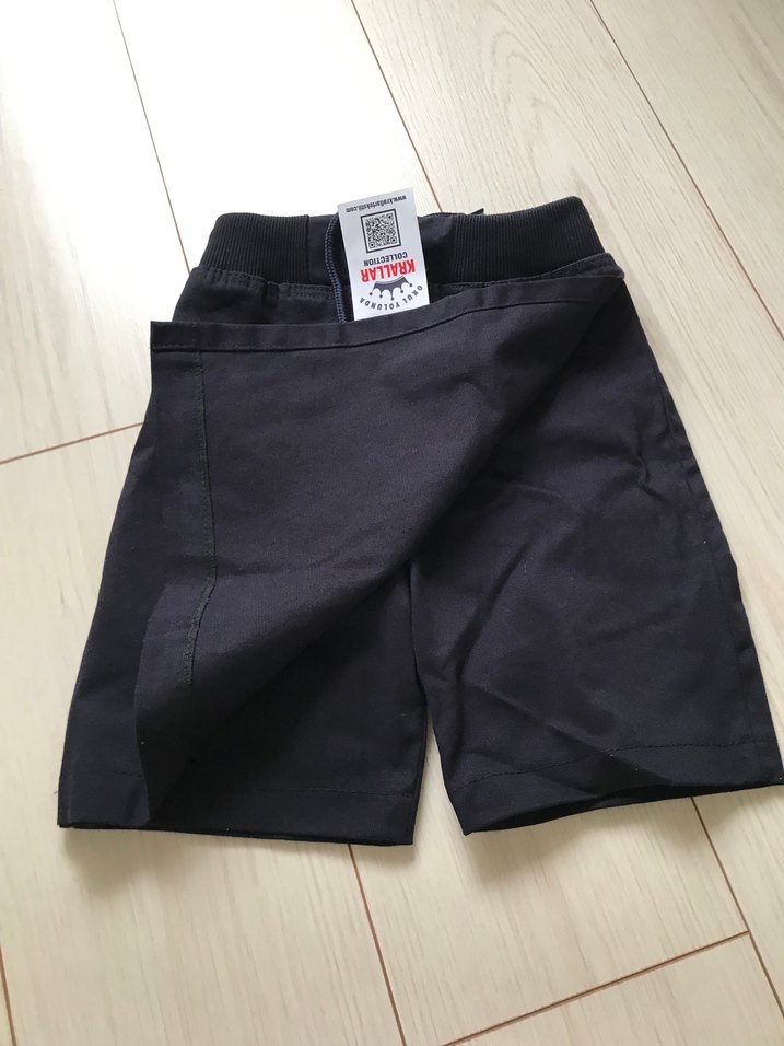 Kız lacivert şort Etek Elastik Bel - Görsel 2