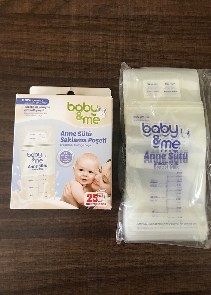 anne sütü saklama poşeti - Görsel 2
