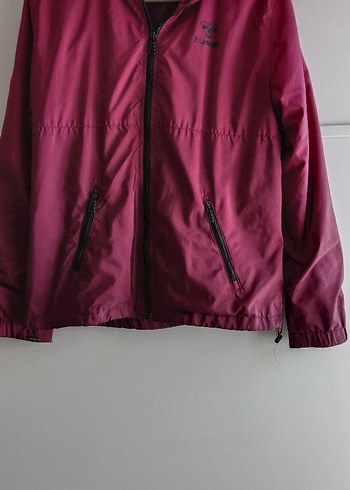 m Beden pembe Renk Fermuarlı bordo Kadın yagmurluk