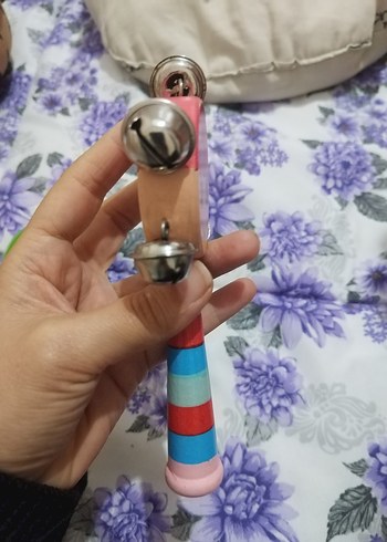 Fisher Price Renkli Ahşap Müzik Oyuncakları çingirak