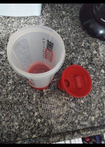 Kırmızı Hardline sporcu icecek matarası - Görsel 3