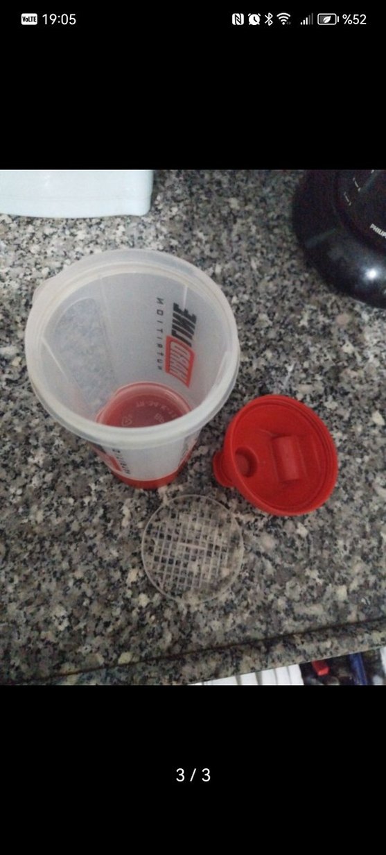 Kırmızı Hardline sporcu icecek matarası - Görsel 3