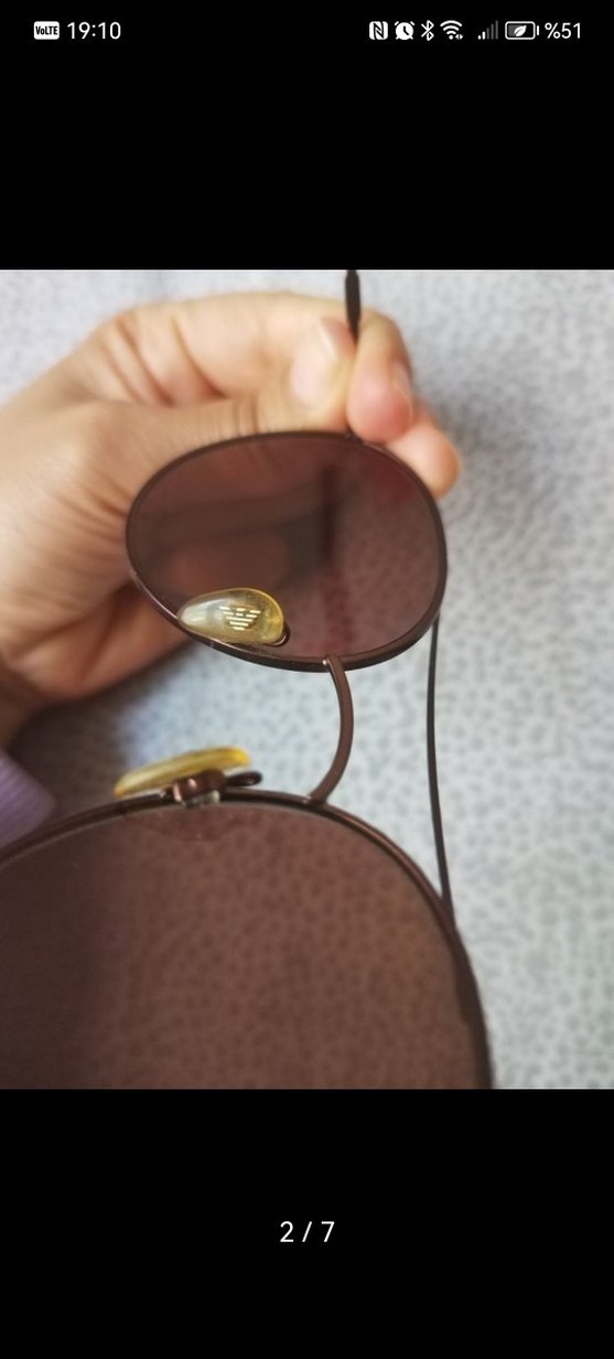 emporio armani gözlük defolu - Görsel 2