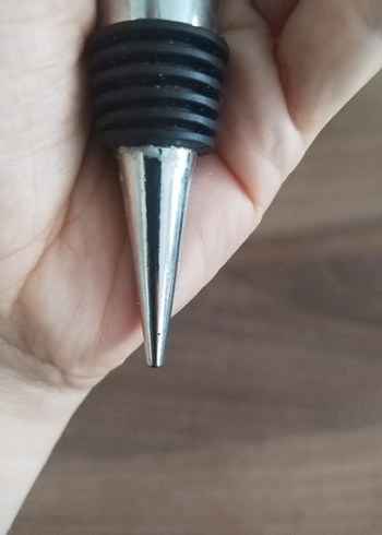 Gri Kuş Figürlü Şarap Tıpası - Görsel 2