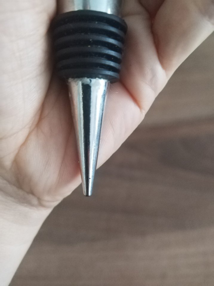 Gri Kuş Figürlü Şarap Tıpası - Görsel 2