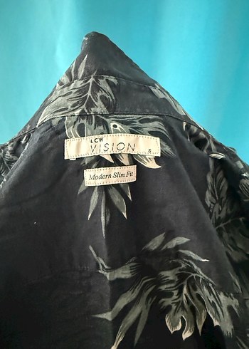 Erkek Gri Kısa Kollu Desenli Gömlek - Görsel 3