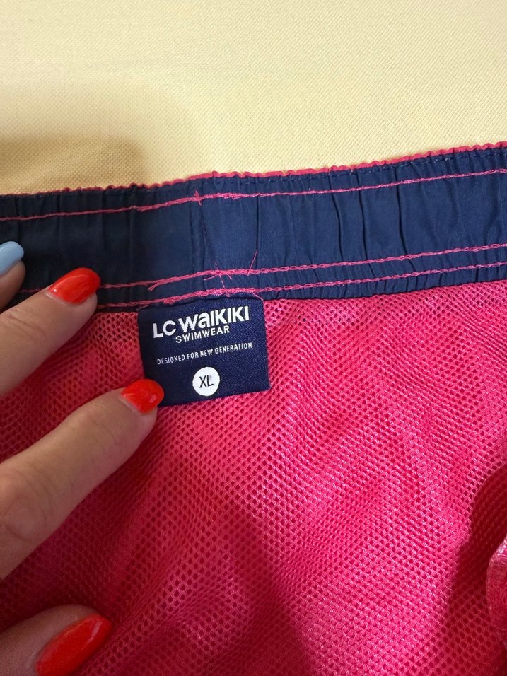 Erkek Pembe Mini Şort Yüzücü - Görsel 2