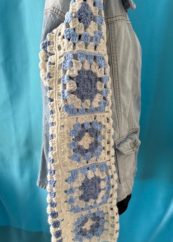 Kot ceket el örgüsü geri dönüşüm - Görsel 5