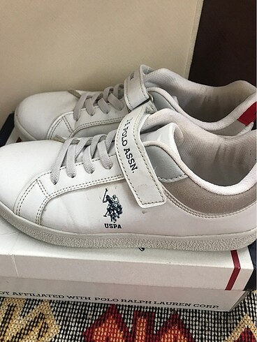 35 Beden beyaz Renk Çocuk spor ayakkabısı U.S POLO ASSN. 35 no