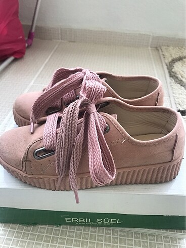 Diğer Bayan sneaker 36 no pudra rengi