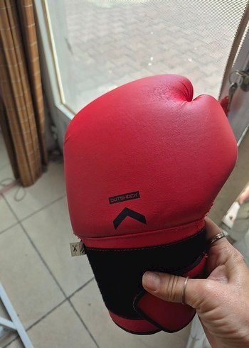 Kırmızı Erkek Boks Eldiveni Velcro - Görsel 2