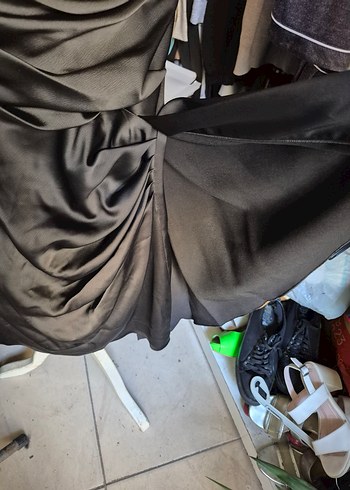 Siyah Drapeli Uzun - Görsel 5