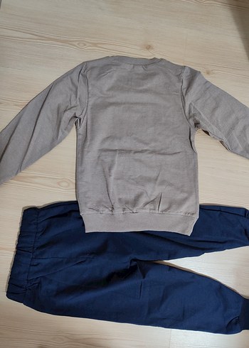 Baskılı Sweatshirt ve Lacivert Eşofman - Görsel 5