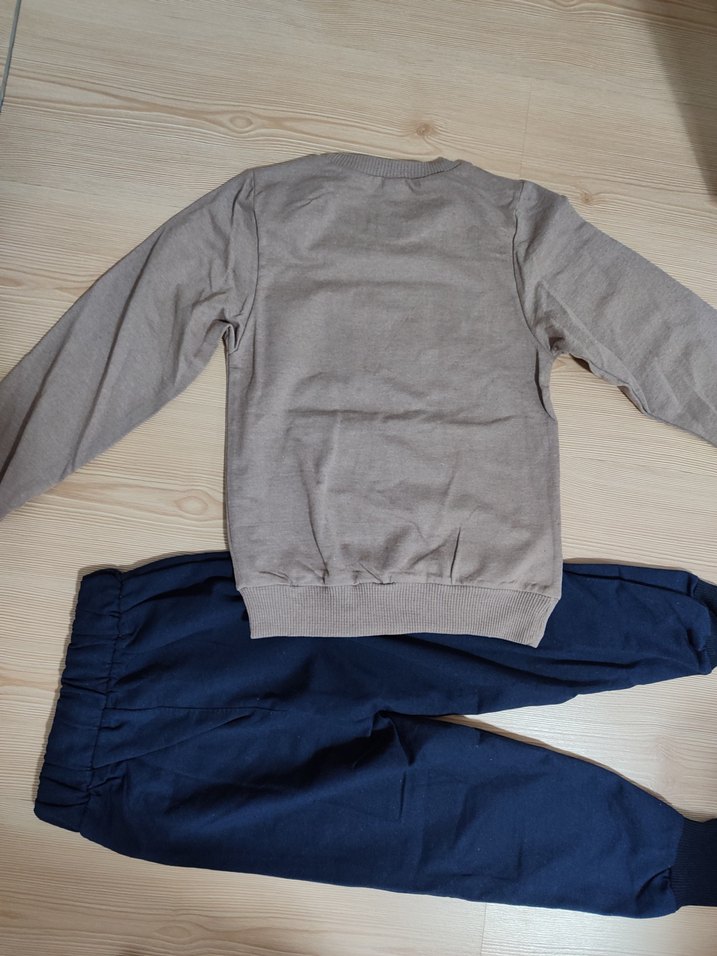 Baskılı Sweatshirt ve Lacivert Eşofman - Görsel 5