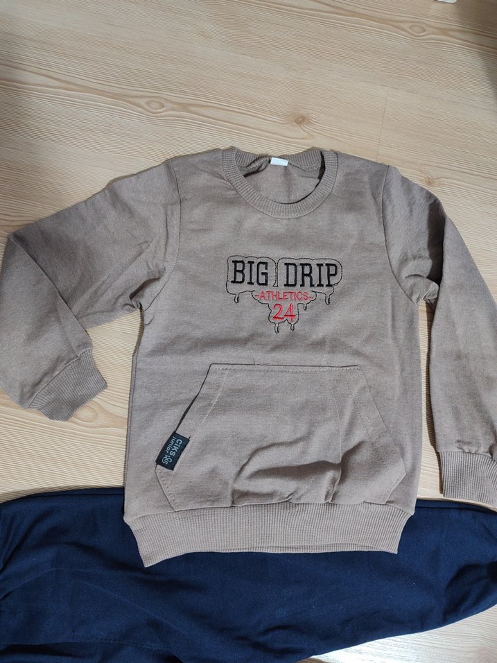 Baskılı Sweatshirt ve Lacivert Eşofman - Görsel 3