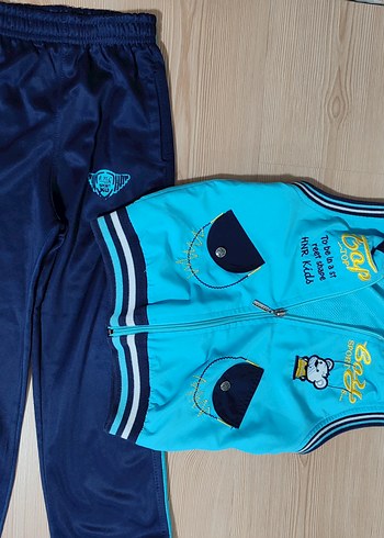 toplu satış Erkek Çocuk FermuarlıStreetwear Eşofman - Görsel 5