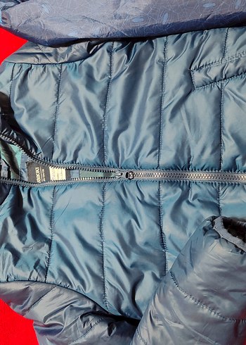 Mavi Fermuarlı Erkek Çocuk Montu - Görsel 3