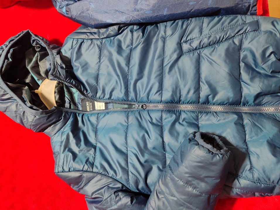 Mavi Fermuarlı Erkek Çocuk Montu - Görsel 3