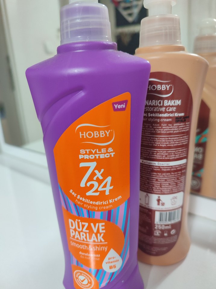 Hobby Onarıcı Bakım ve Düzleştirici Saç Kremi - Görsel 3