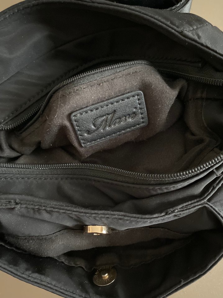 Siyah Deri Kadın Omuz Çantası - Görsel 3