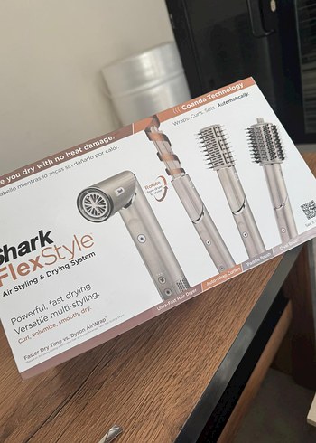 Shark FlexStyle Hava ile Saç Şekillendirici Gri - Görsel 7