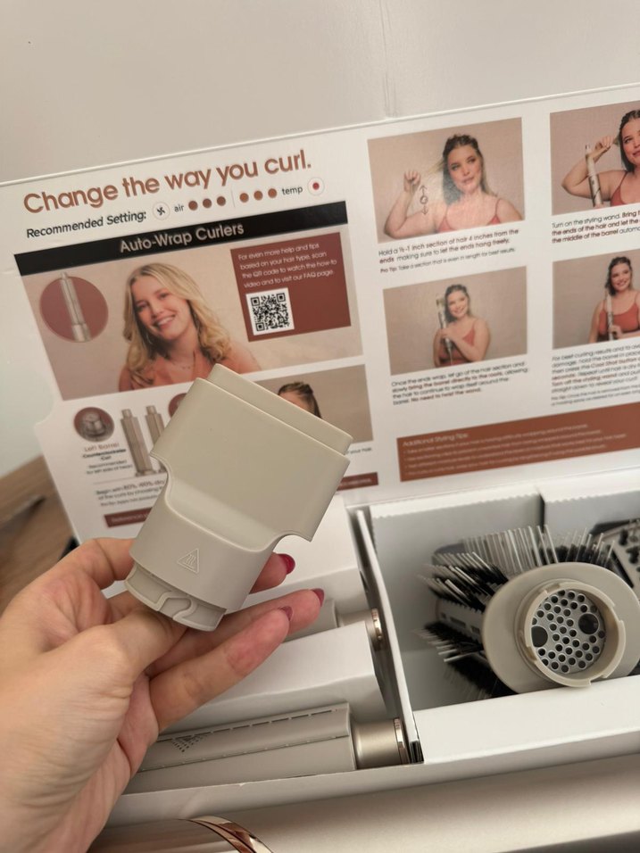 Shark FlexStyle Hava ile Saç Şekillendirici Gri - Görsel 5