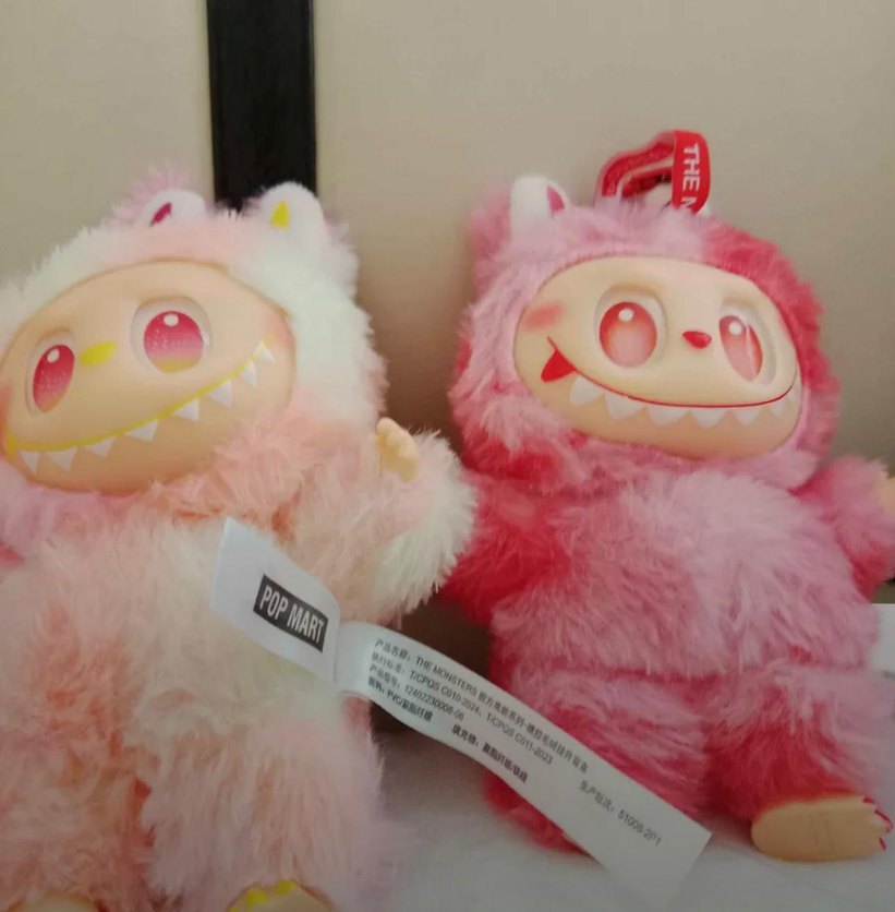 Renkli Peluş Oyuncak labubu - Görsel 3