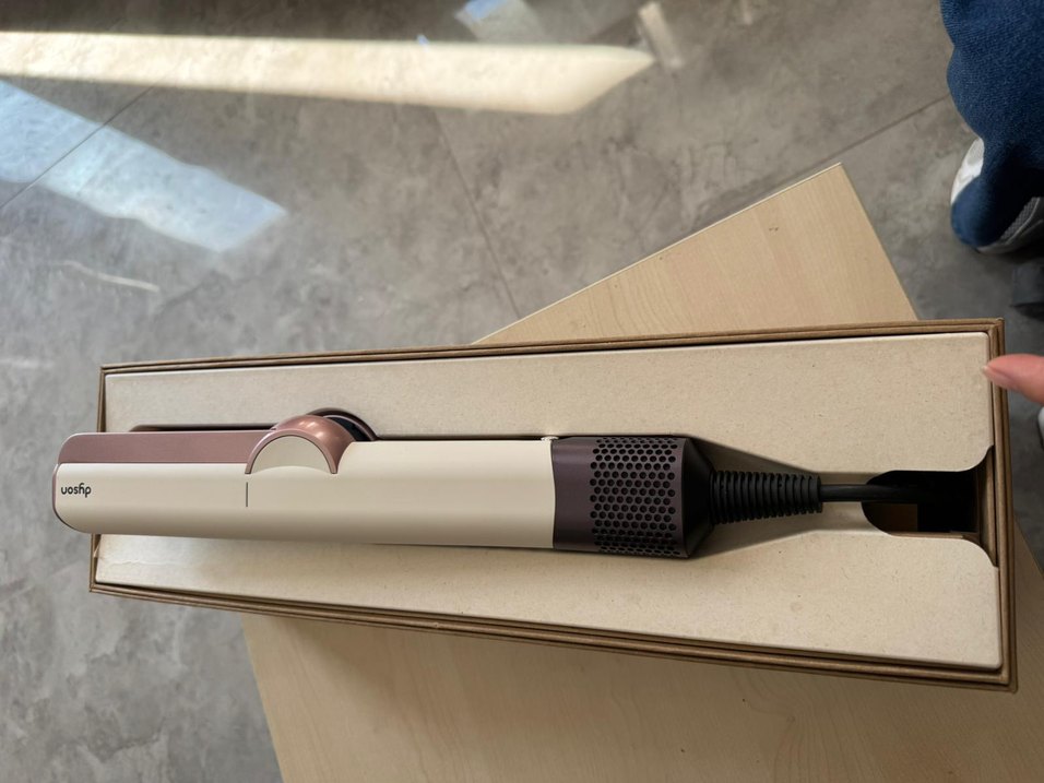 Bej Renkli Dyson airstrait Saç Düzleştirici - Görsel 4