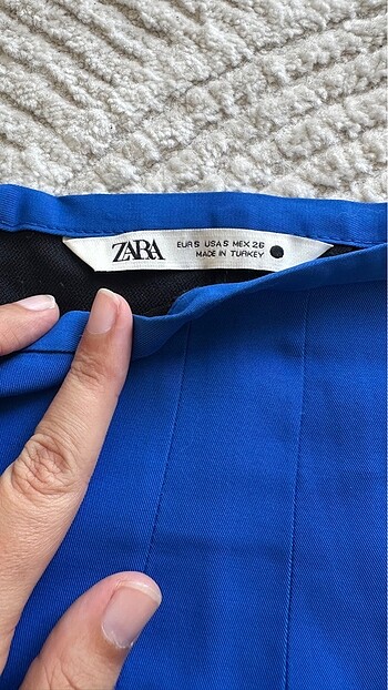 s Beden mavi Renk Zara etek