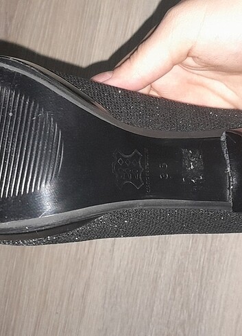 36 Beden siyah Renk topuklu ayakkabı