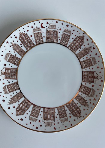 H&M Home H&M Home yılbaşı serisi porselen tabak zor bulunur