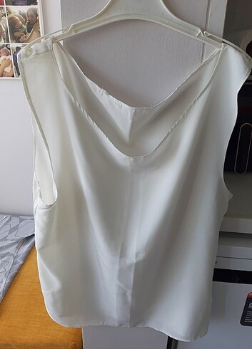 Saten kolsuz bluz - Görsel 2
