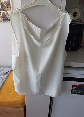 Saten kolsuz bluz - Görsel 3