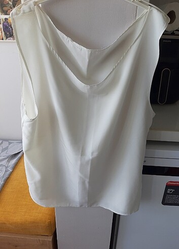 Saten kolsuz bluz - Görsel 5
